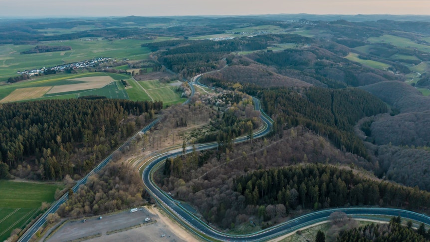 Die legendäre Rennstrecke der Eifel - Der Nürburgring.