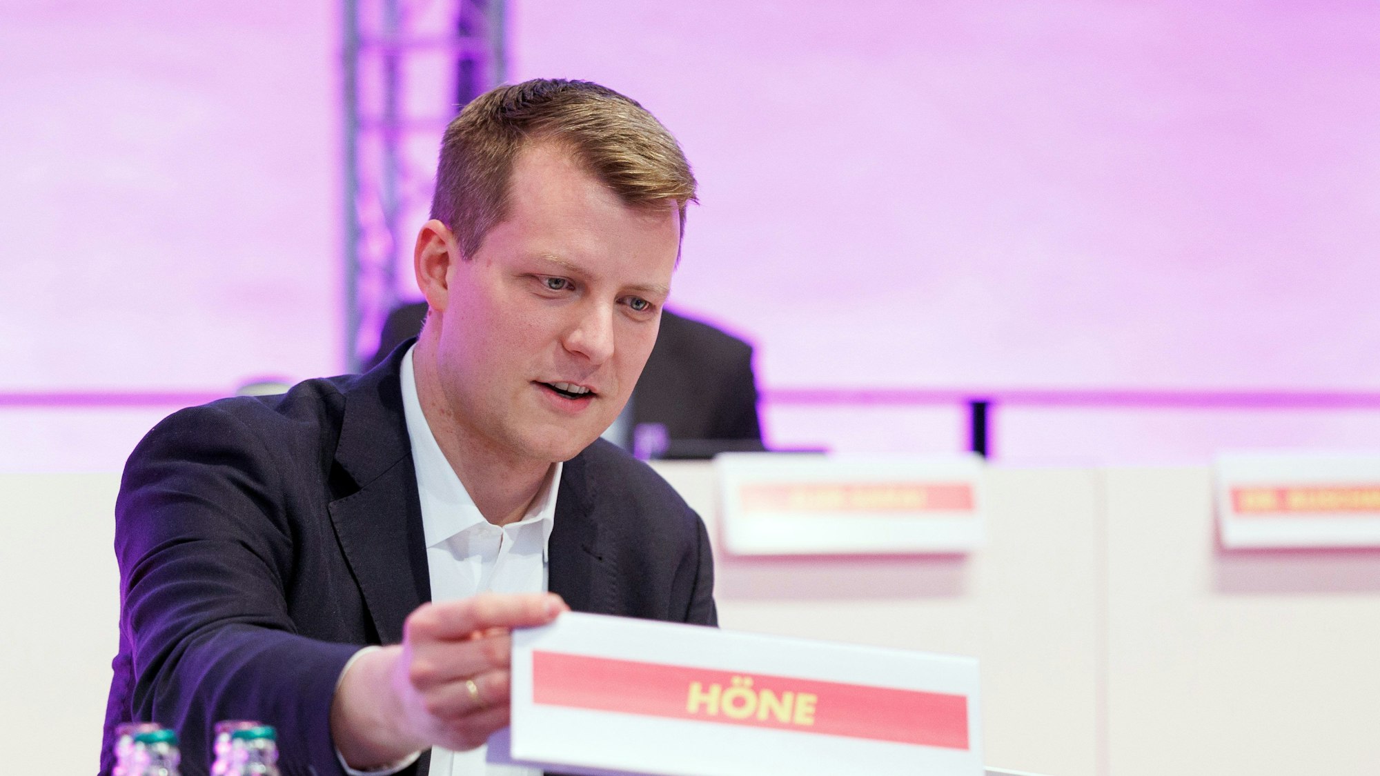 Bielefeld: Henning Höne, neu gewählter Landesvorsitzender der FDP in Nordrhein-Westfalen