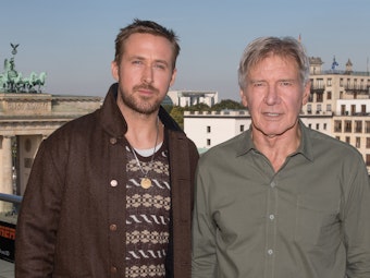 Die Schauspieler Harrison Ford und Ryan Gosling.
