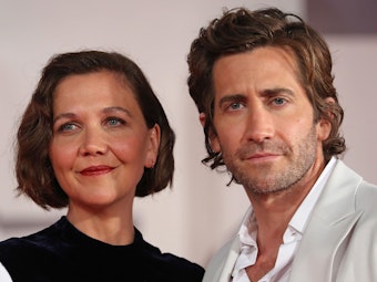Maggie Gyllenhaal und Jake Gyllenhaal bei einer Filmpremiere.