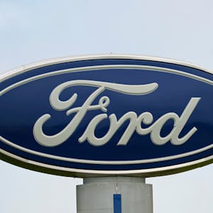 Das Logo von Ford.