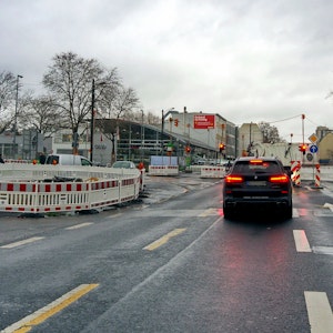 Fahrstreifen auf der Bonner Straße.