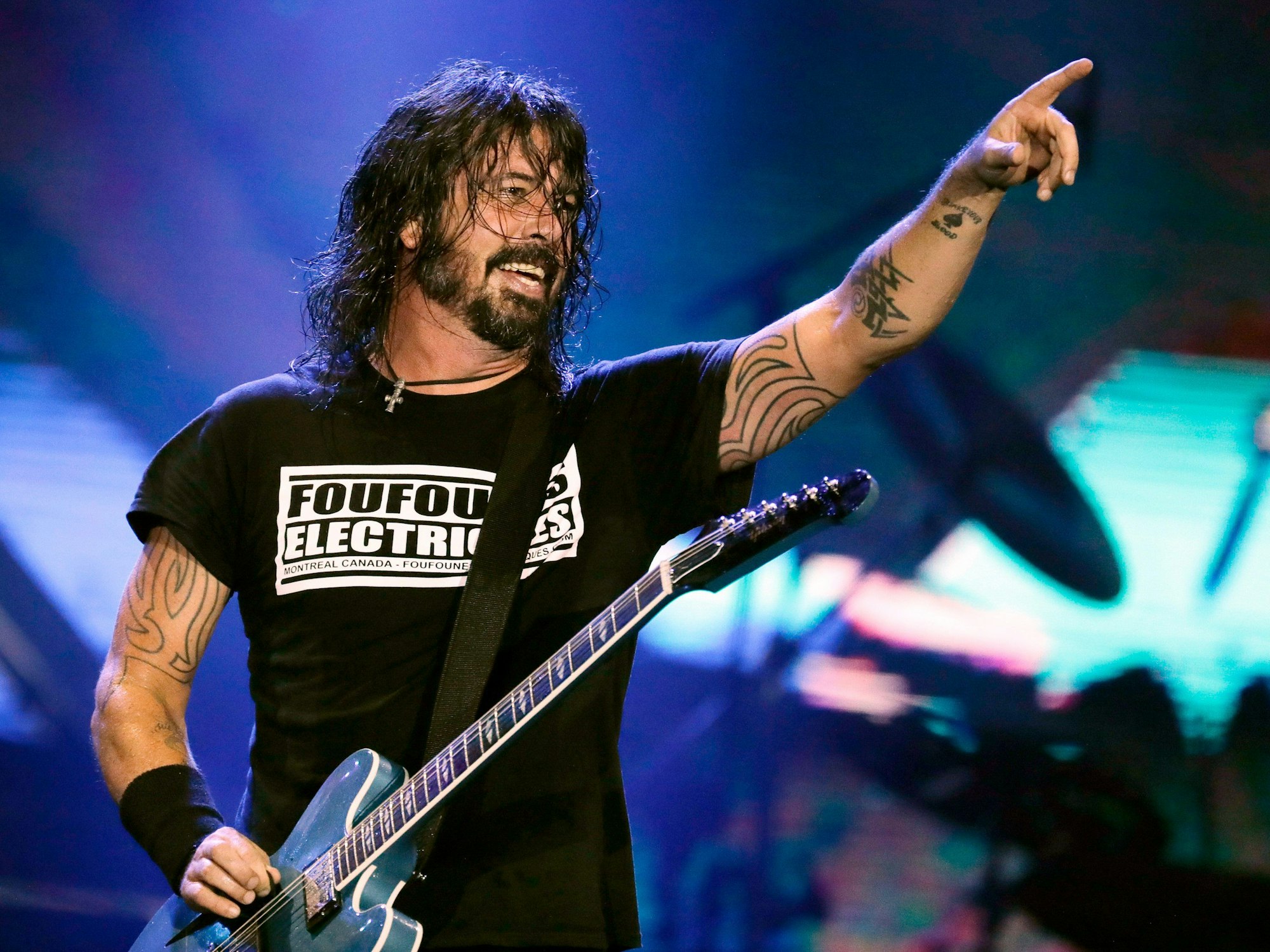 Dave Grohl am 29. September 2019 während eines Festivals in Rio de Janeiro, auf dem er mit den Foo Fighters auftrat.