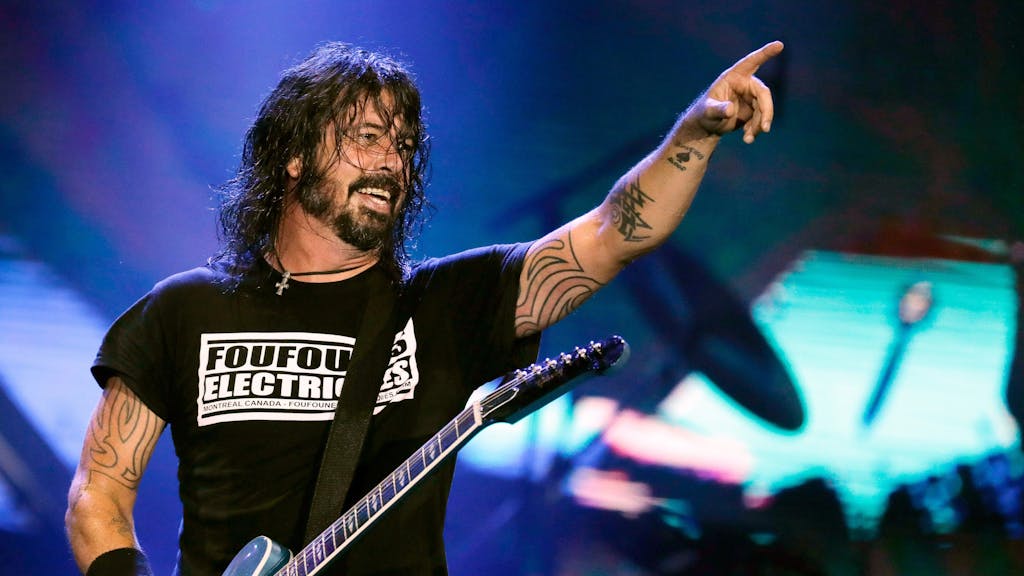 Dave Grohl am 29. September 2019 während eines Festivals in Rio de Janeiro, auf dem er mit den Foo Fighters auftrat.