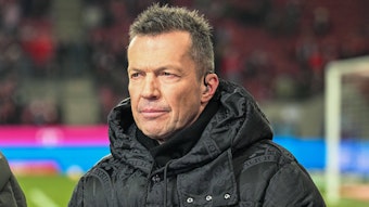 Lothar Matthäus, hier am 21. Januar 2023 im Einsatz als Sky-Experte beim Match zwischen dem 1. FC Köln gegen den SV Werder Bremen, macht sich Sorgen um seinen Ex-Klub Borussia Mönchengladbach.