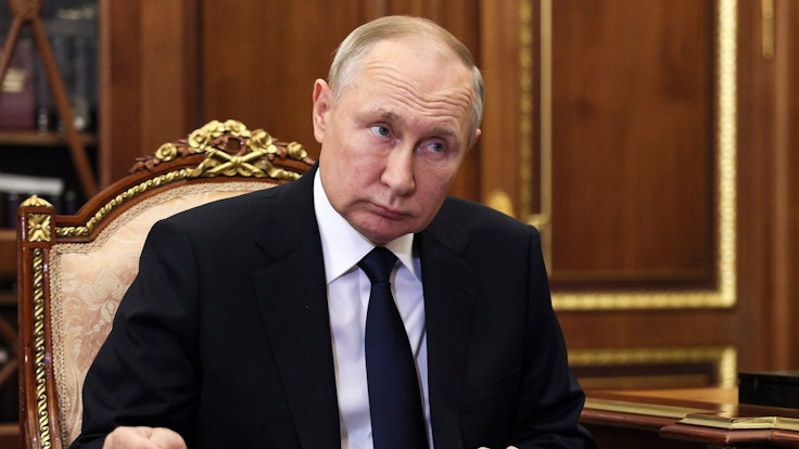 Russlands Präsident Wladimir Putin im Januar 2023 in Moskau.