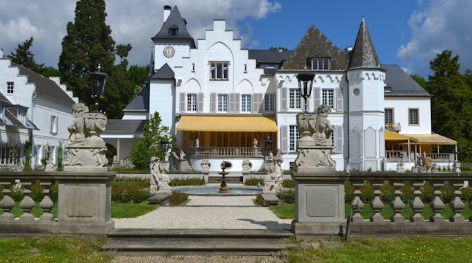 Das denkmalgeschützte Schloss Röttgen.