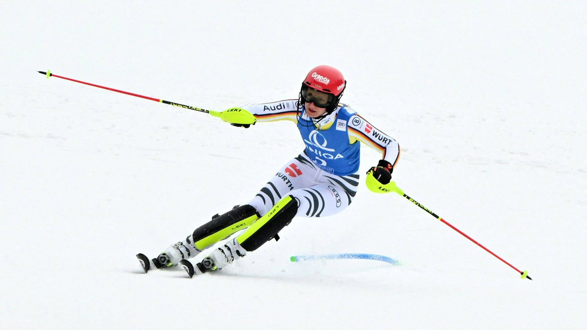 Lena Dürr hat als erste Deutsche seit zehn Jahren ein Slalom-Rennen im alpinen Ski-Weltcup gewonnen