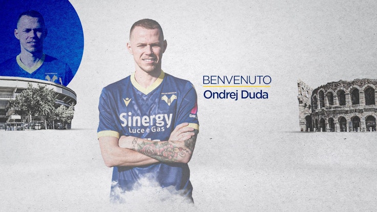 Ondrej Duda trägt das Trikot von Hellas Verona.