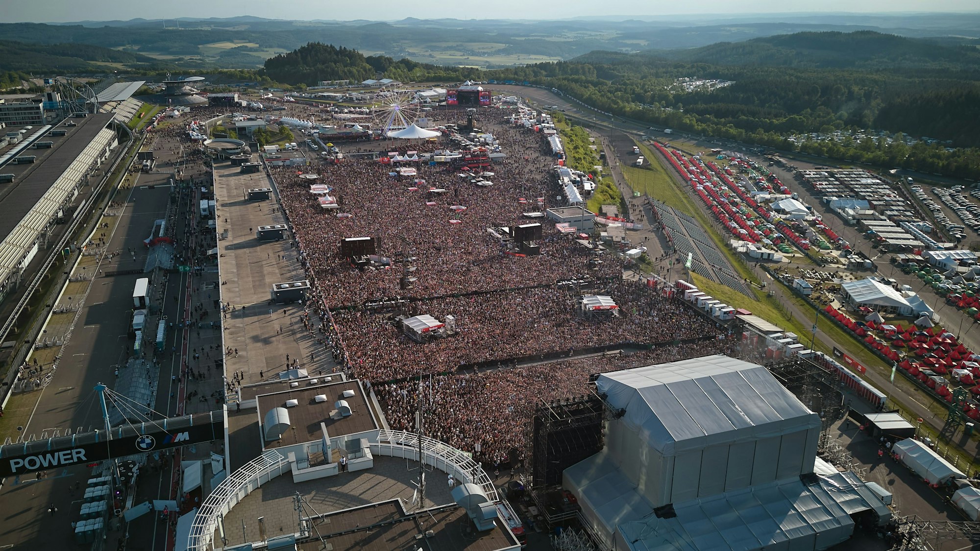 Das Gelände des Festivals «Rock am Ring».