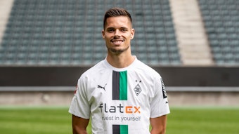 Julian Weigl, Mittelfeldspieler von Fußball-Bundesligist Borussia Mönchengladbach in der Saison 2022/2023. Er ist DFB-Nationalspieler.