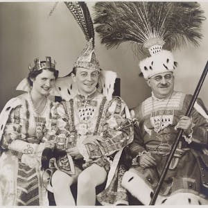 Historisches Foto des Dreigestirns von 1939