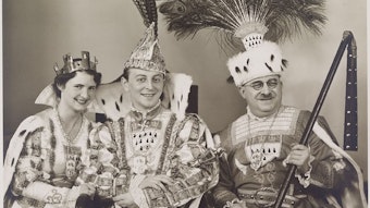 Historisches Foto des Dreigestirns von 1939