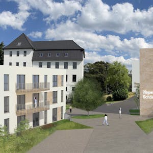 Die Animation zeigt, wie das neue Pflegewohnhaus in Heimbach aussehen wird.