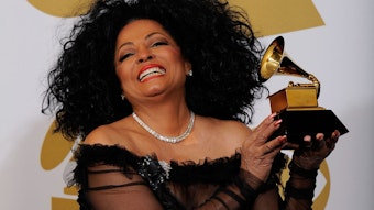 Diana Ross mit Grammy.