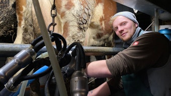 Die Landwirtschaft hat es Mats Tylla angetan. Mehrmals in der Woche kommt er auf den Erftstädter Milchhof Schäfer, um die Kühe zu melken.