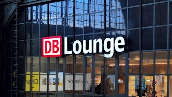 Die DB Lounge der Deutschen Bahn am Hamburger Hauptbahnhof