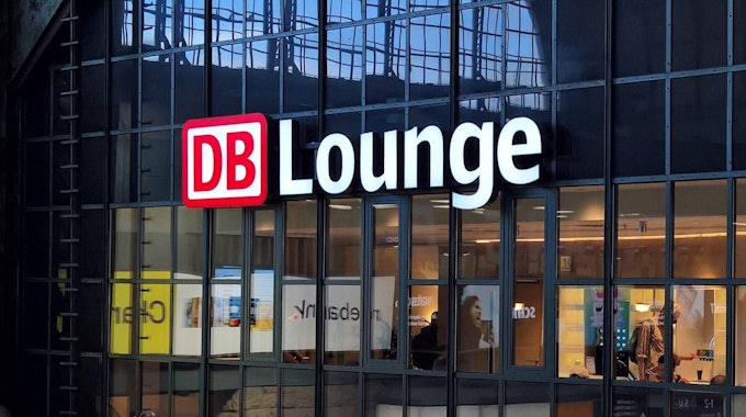 Die DB Lounge der Deutschen Bahn am Hamburger Hauptbahnhof