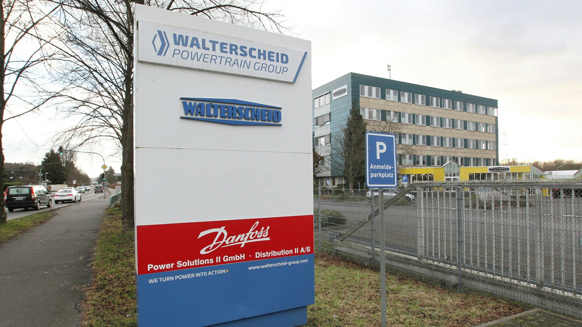 Die Firma Danfoss auf dem Walterscheid-Gelände in Lohmar.