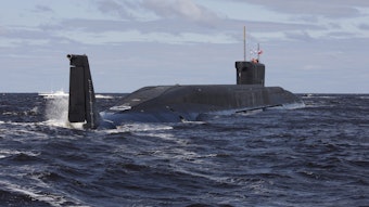 Das russische Atom-U-Boot „Yuri Dolgoruky“ (Archivbild) ist mit einer Länge von rund 170 Metern deutlich kürzer als die „Dmitry Donskoy“.