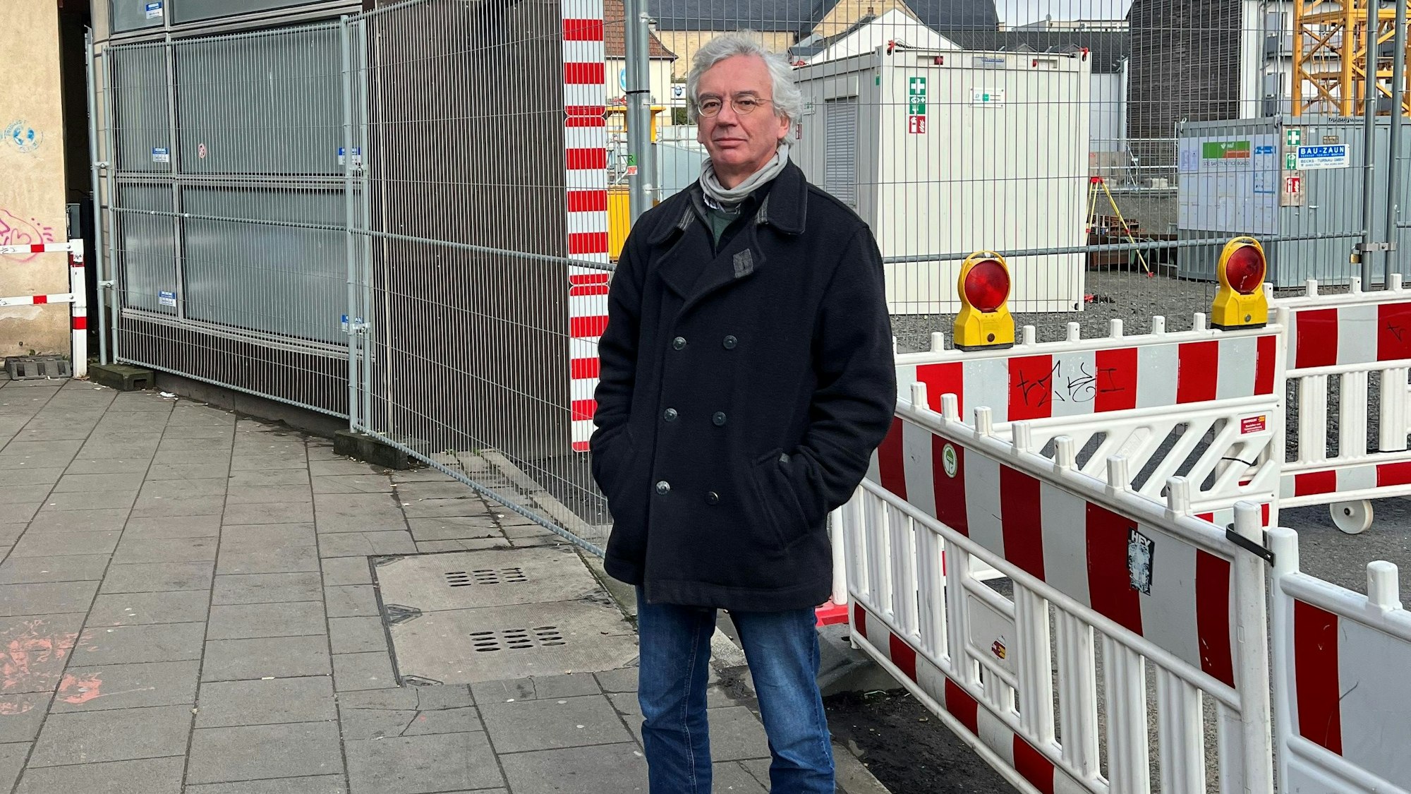 Günter Otten, Sprecher der Initiative Archivkomplex will an den Plänen für eine Halle unterm Waidmarkt festhalten.