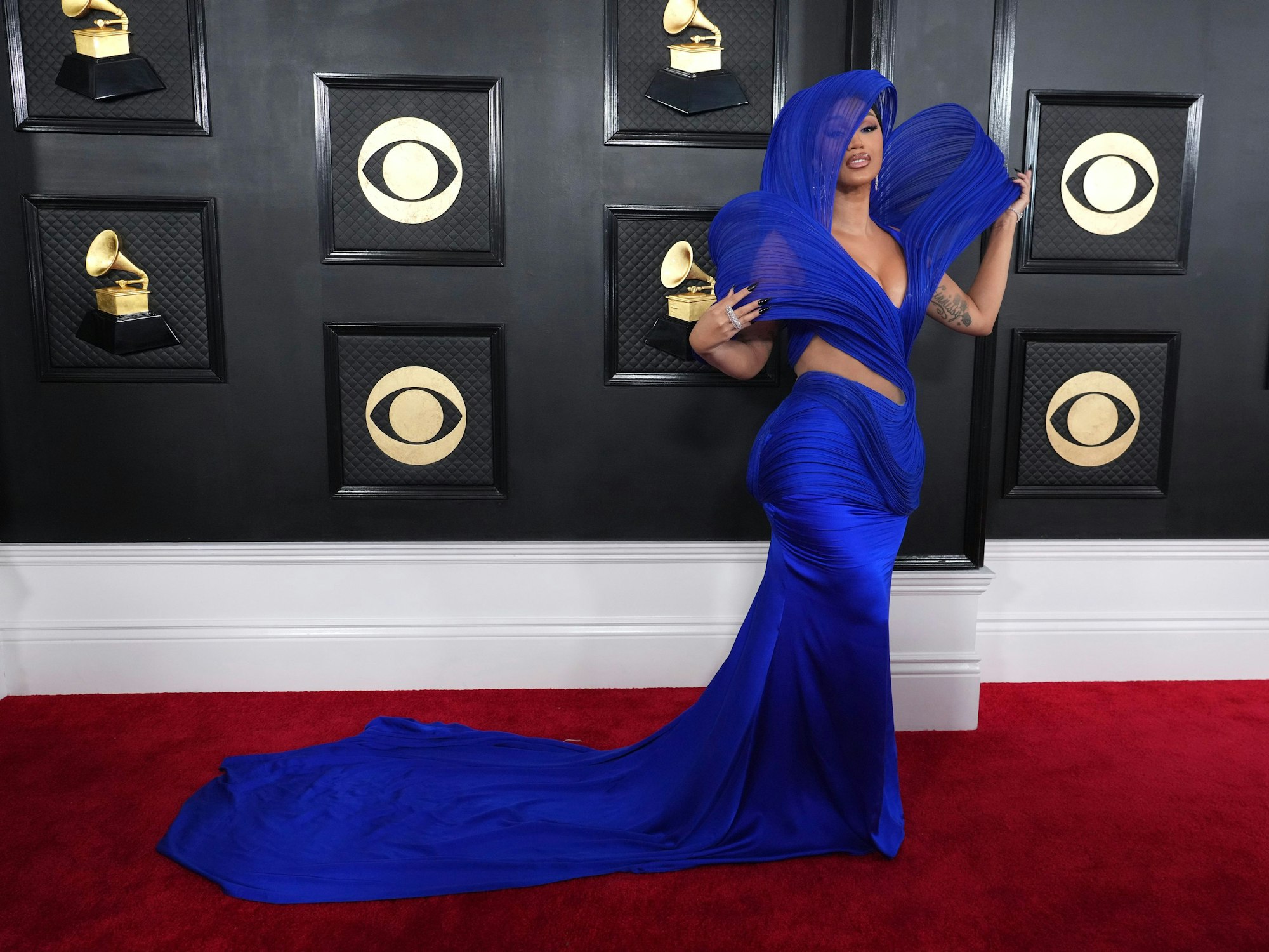 Cardi B kommt zur Verleihung der 65. Grammy Awards.