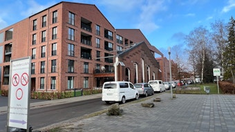 Die Fakultätsstraße in der Neuen Bahnstadt Opladen