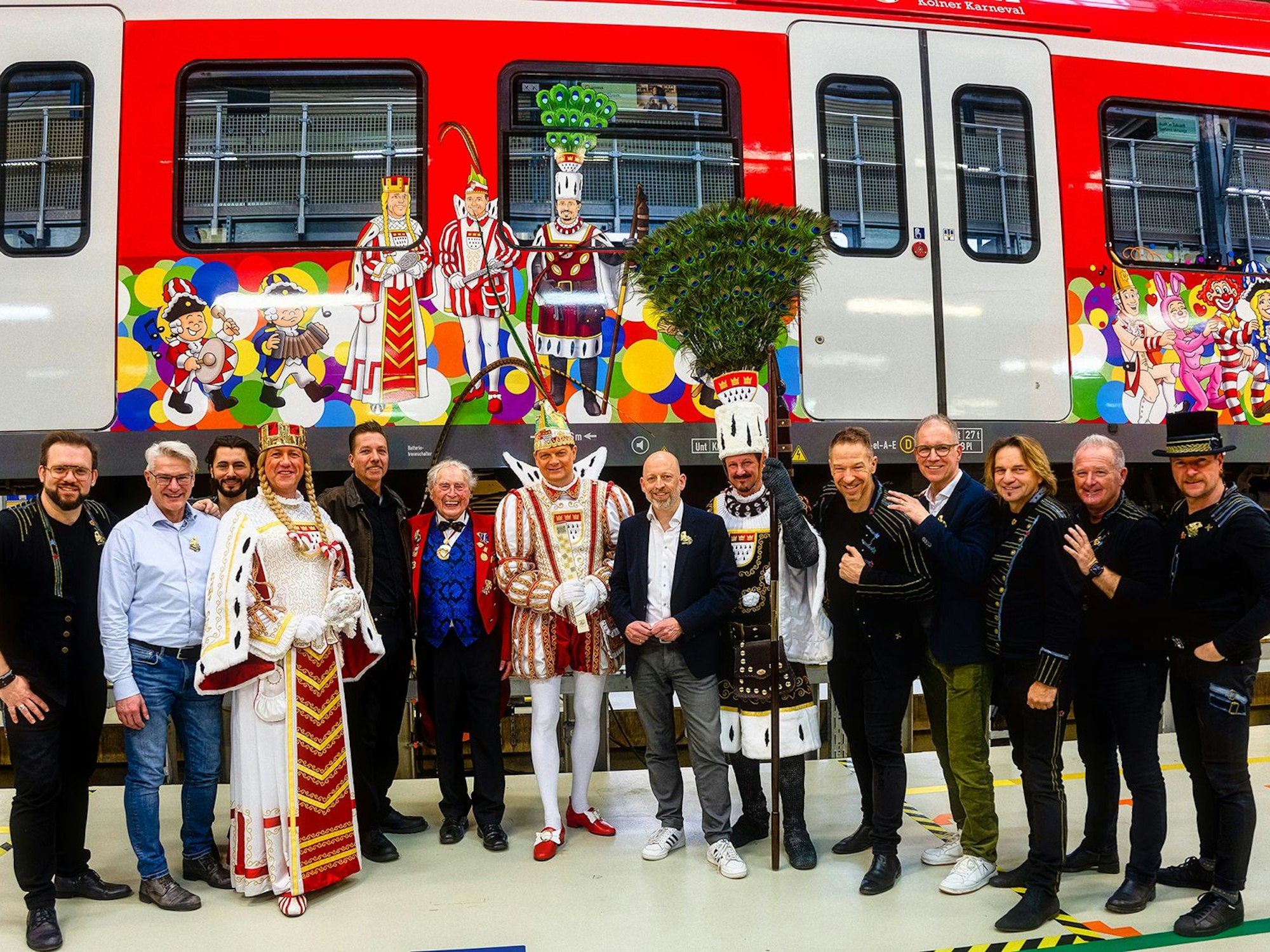 Präsentation der neuen Karnevals-S-Bahn