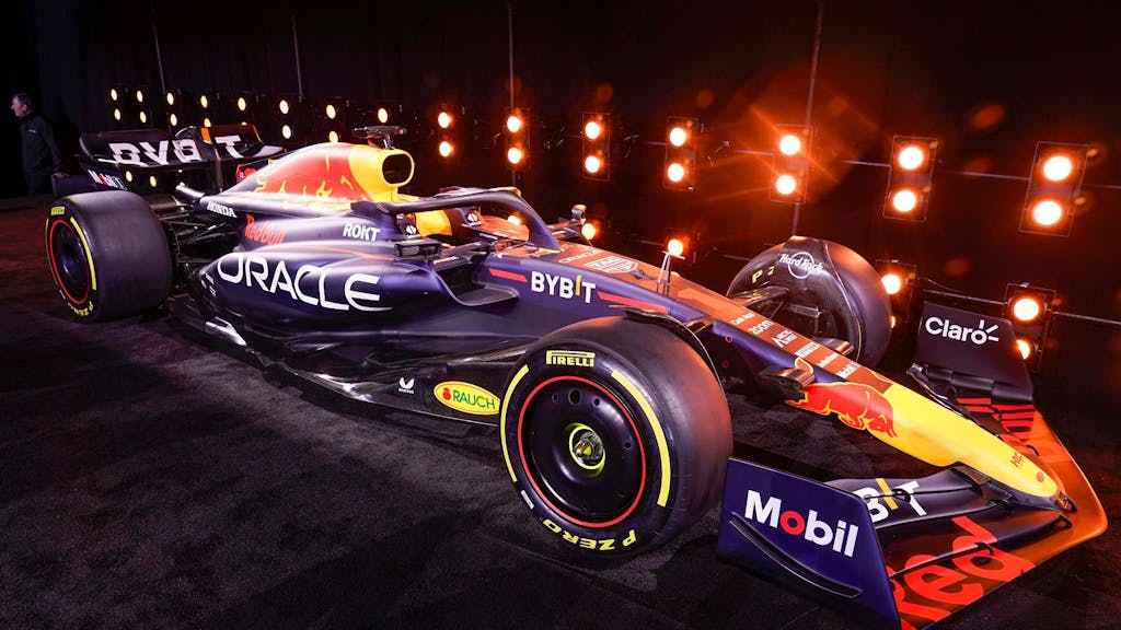 Das neue Formel-1-Rennwagen RB19 von Red Bull Racing.