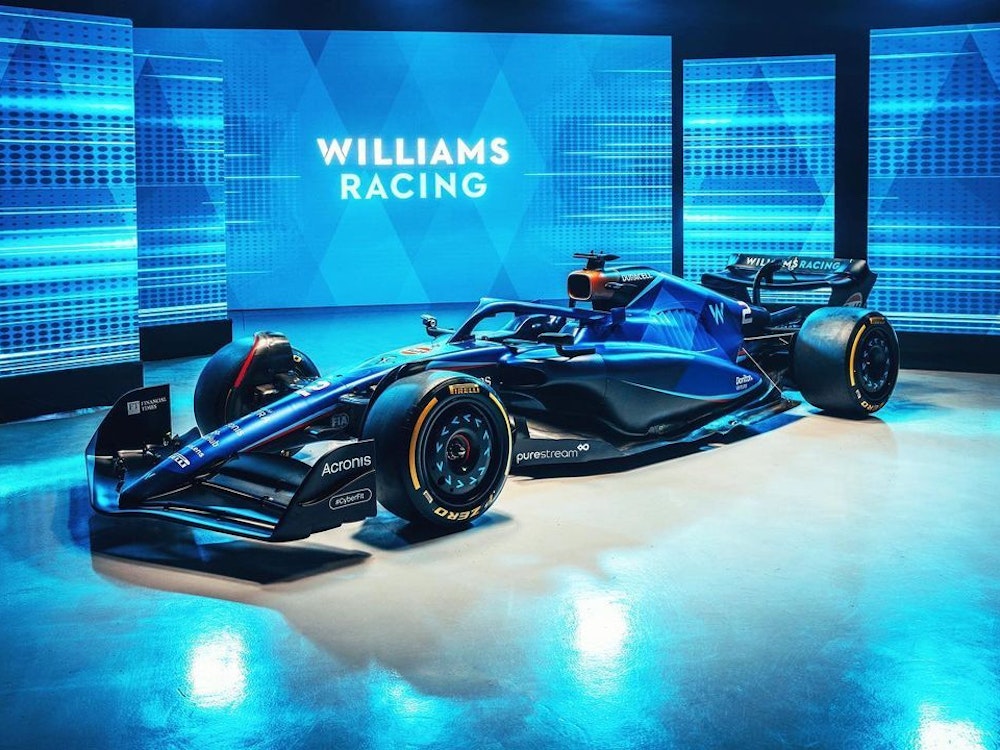 Präsentation des neuen Rennwagens von Williams.
