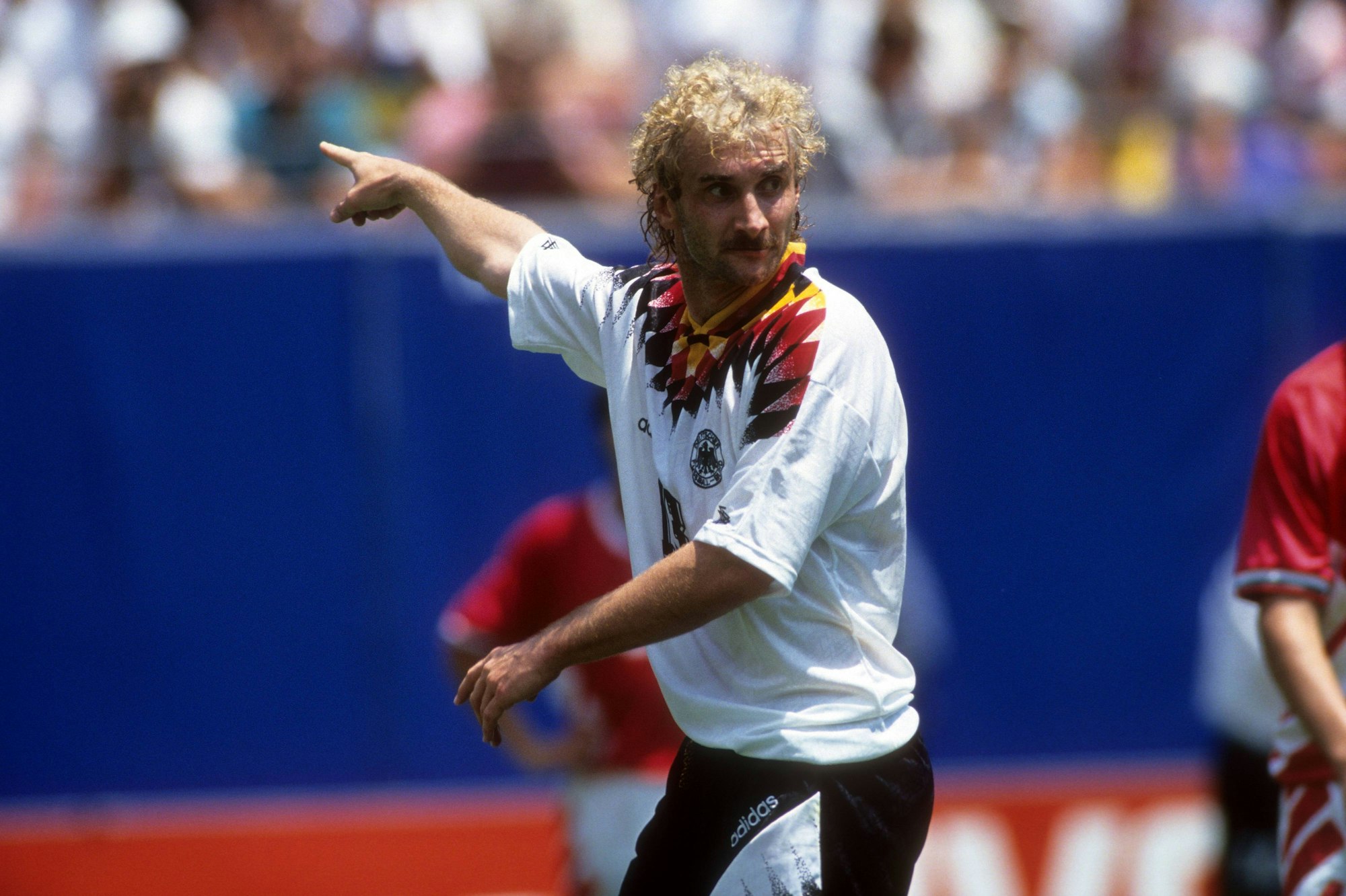 Rudi Völler bei der Weltmeisterschaft 1994 gegen die USA.