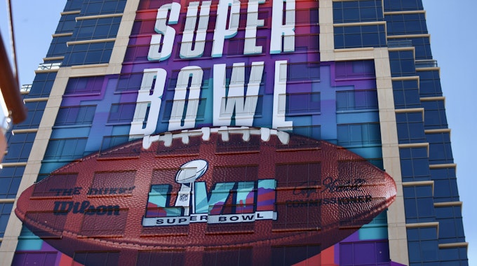 Das Phoenix Convention Center steht ganz im Zeichen des Super Bowls.