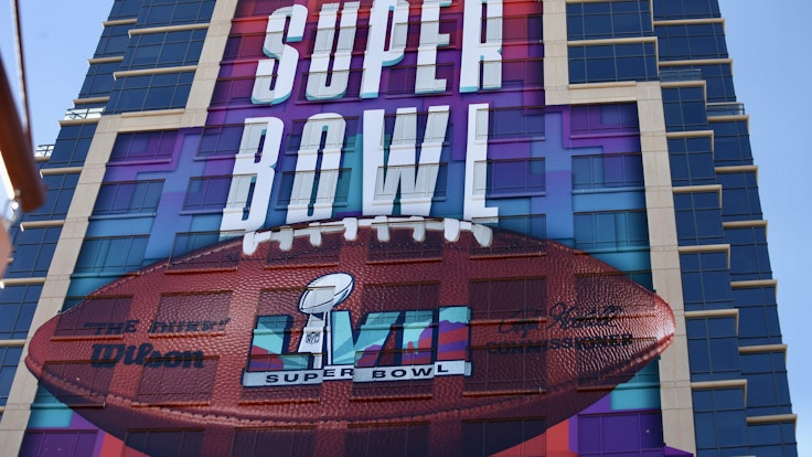 Das Phoenix Convention Center steht ganz im Zeichen des Super Bowls.