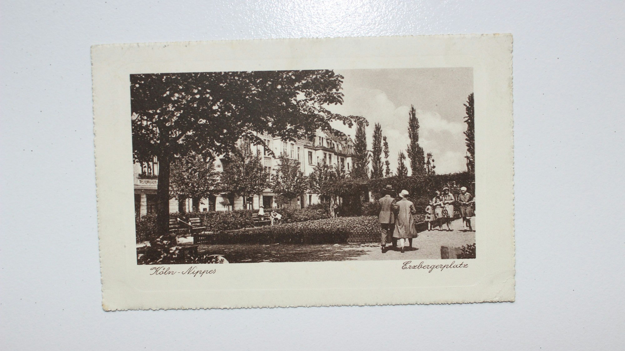 Der Erzbergerplatz auf einem historischen Bild von 1925.