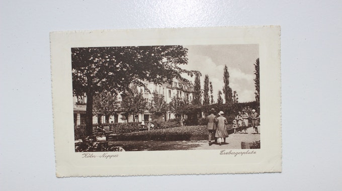Der Erzbergerplatz auf einem historischen Bild von 1925.