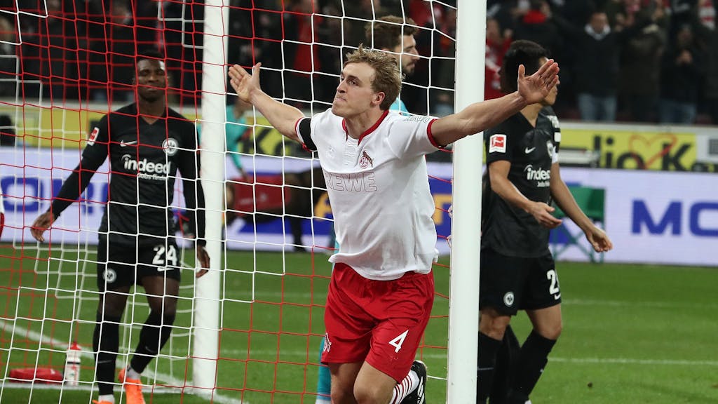Timo Hübers erzielte das 1:0 gegen Eintracht Frankfurt.