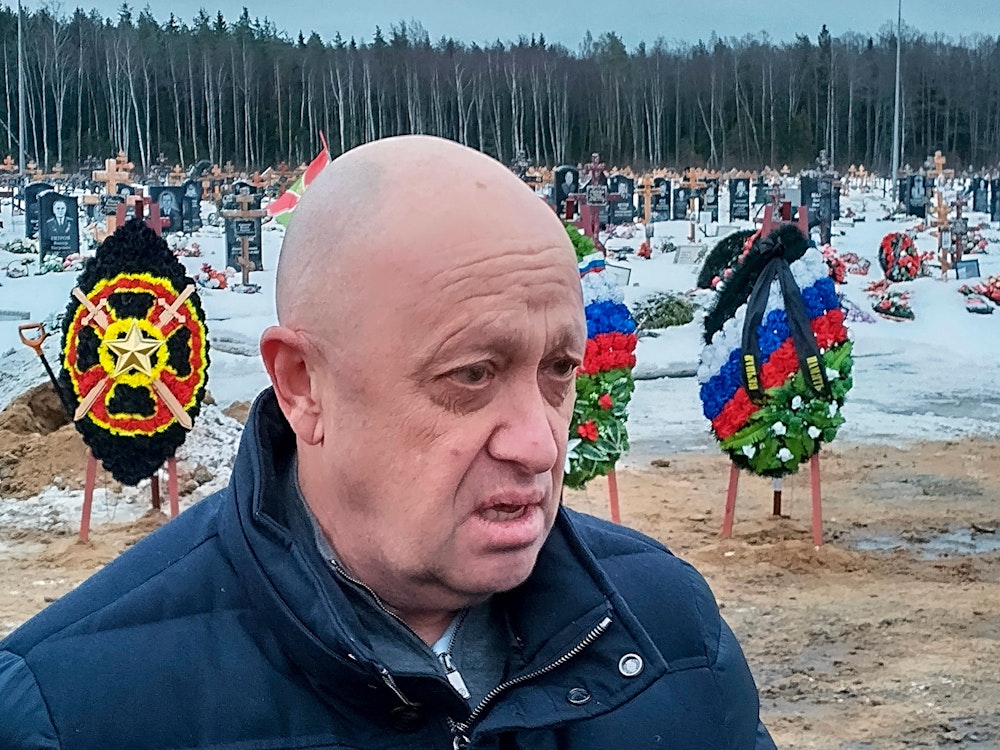 Der Leiter der Wagner-Gruppe, Jewgeni Prigoschin (hier im Dezember 2022) hat über die Aufgaben der berüchtigten Wagner-Gruppe im Ukraine-Krieg gesprochen.