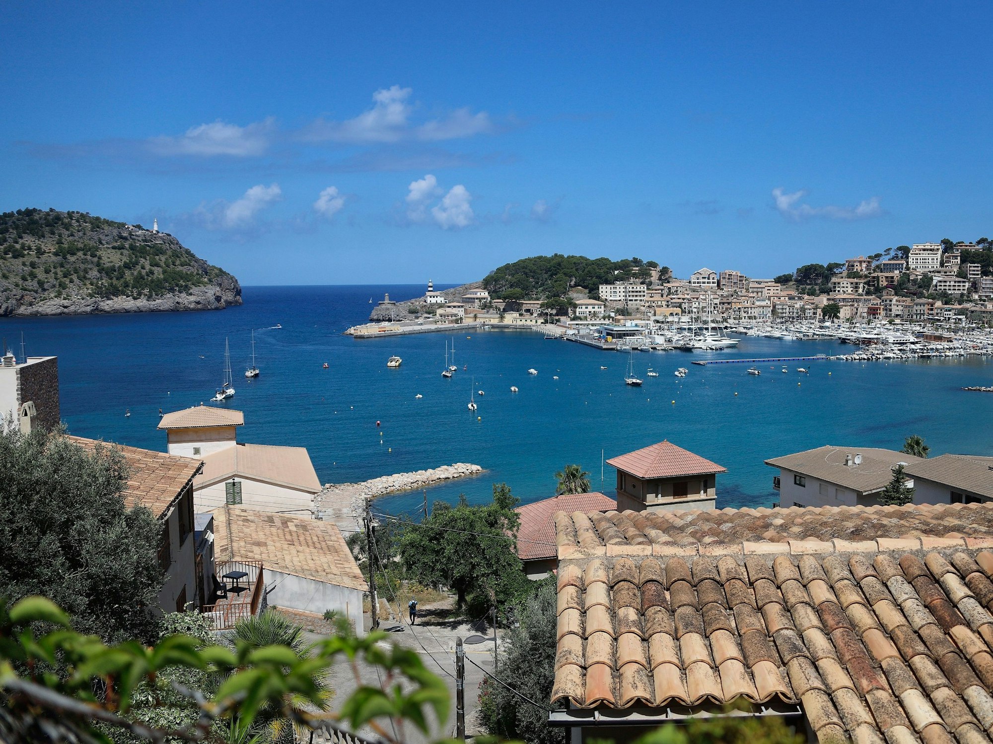 Blick auf das Dorf, einer Gemeinde mit vielen deutschen Einwohnern oder Besitzern von Zweitwohnsitzen auf Mallorca.
