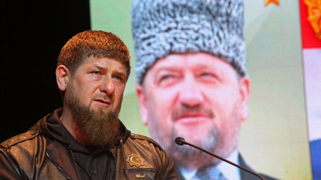 Der tschetschenische Führer Ramsan Kadyrov, hier am 22. Februar 2017 bei einem Treffen zum Tag der Verteidiger des Vaterlandes in Grosny (Russland).