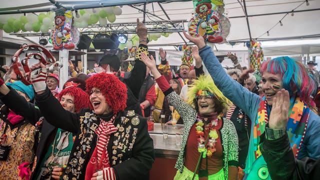 Karnevalsfeier 2023 in Schlebusch.