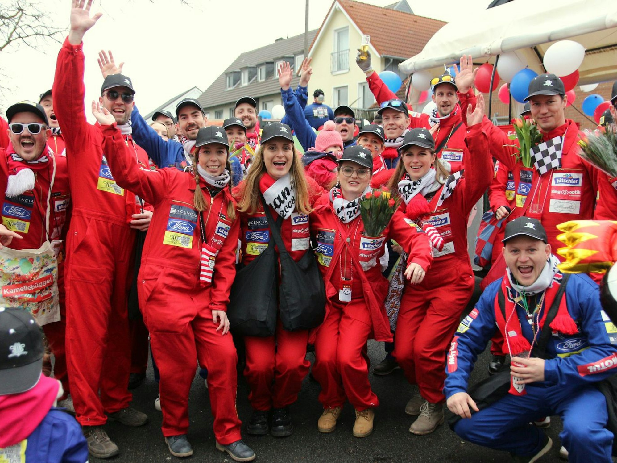 Die Racing Crew der KG Falsche Zwanzijer feierte in Dansweiler.