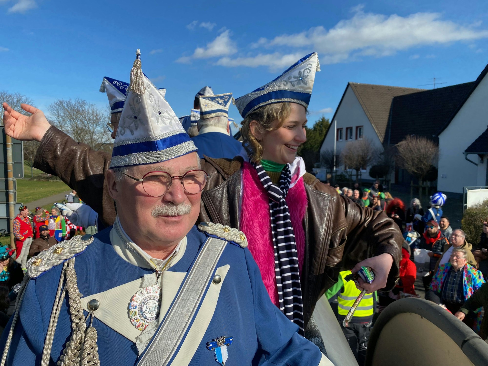Ein Nordlicht kann Karneval: Et Elena bei den Blauen Funken in Zülpich.