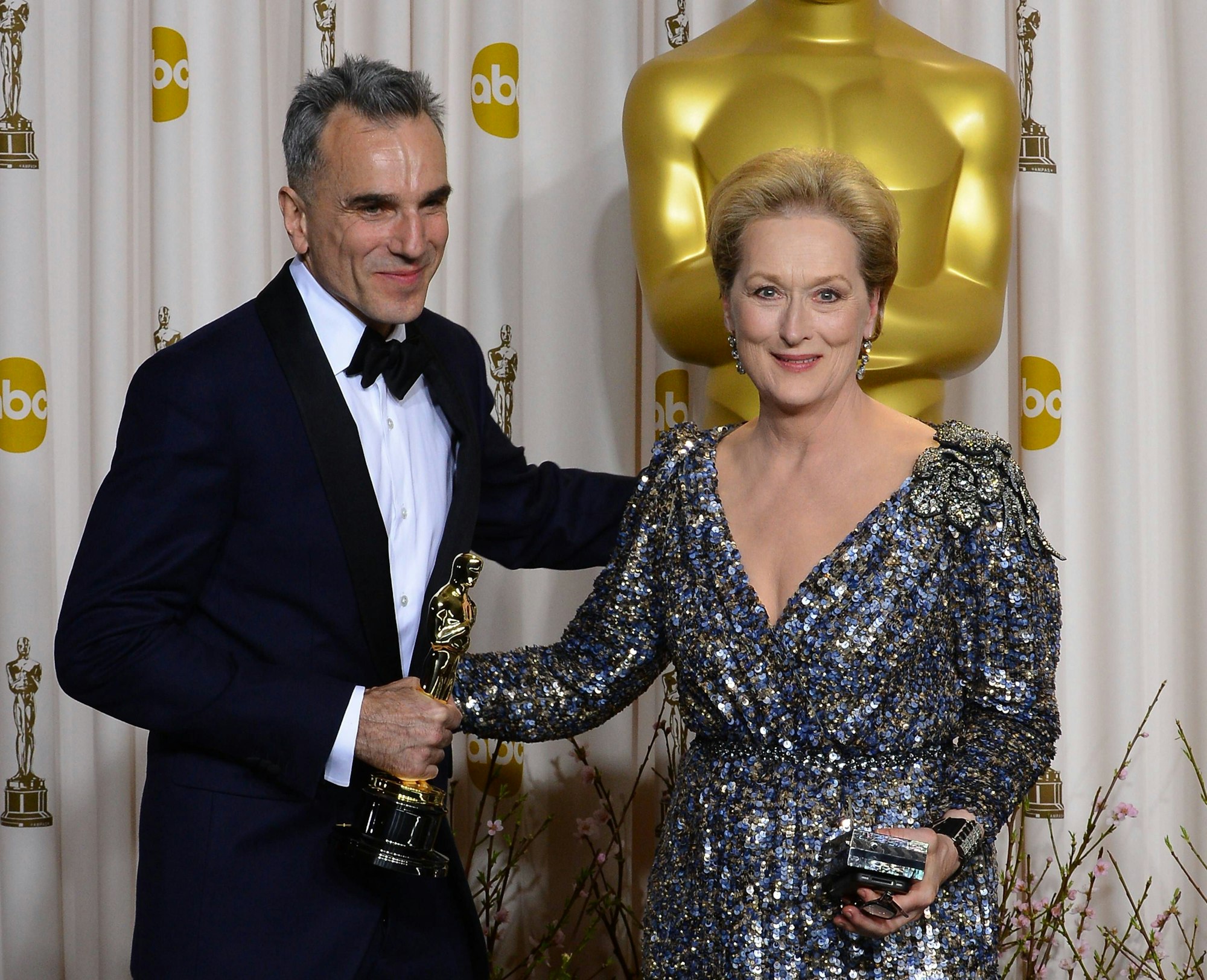 Daniel Day-Lewis und Meryl Streep bei der Oscar-Verleihung 2013