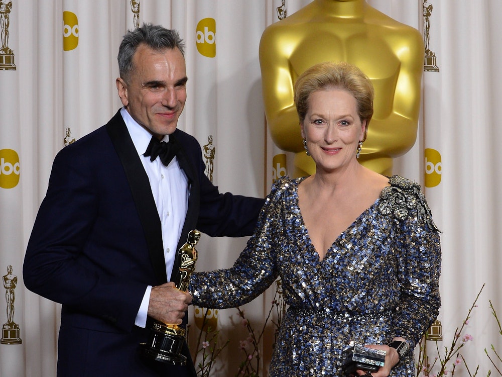 Daniel Day-Lewis und Meryl Streep bei der Oscar-Verleihung 2013