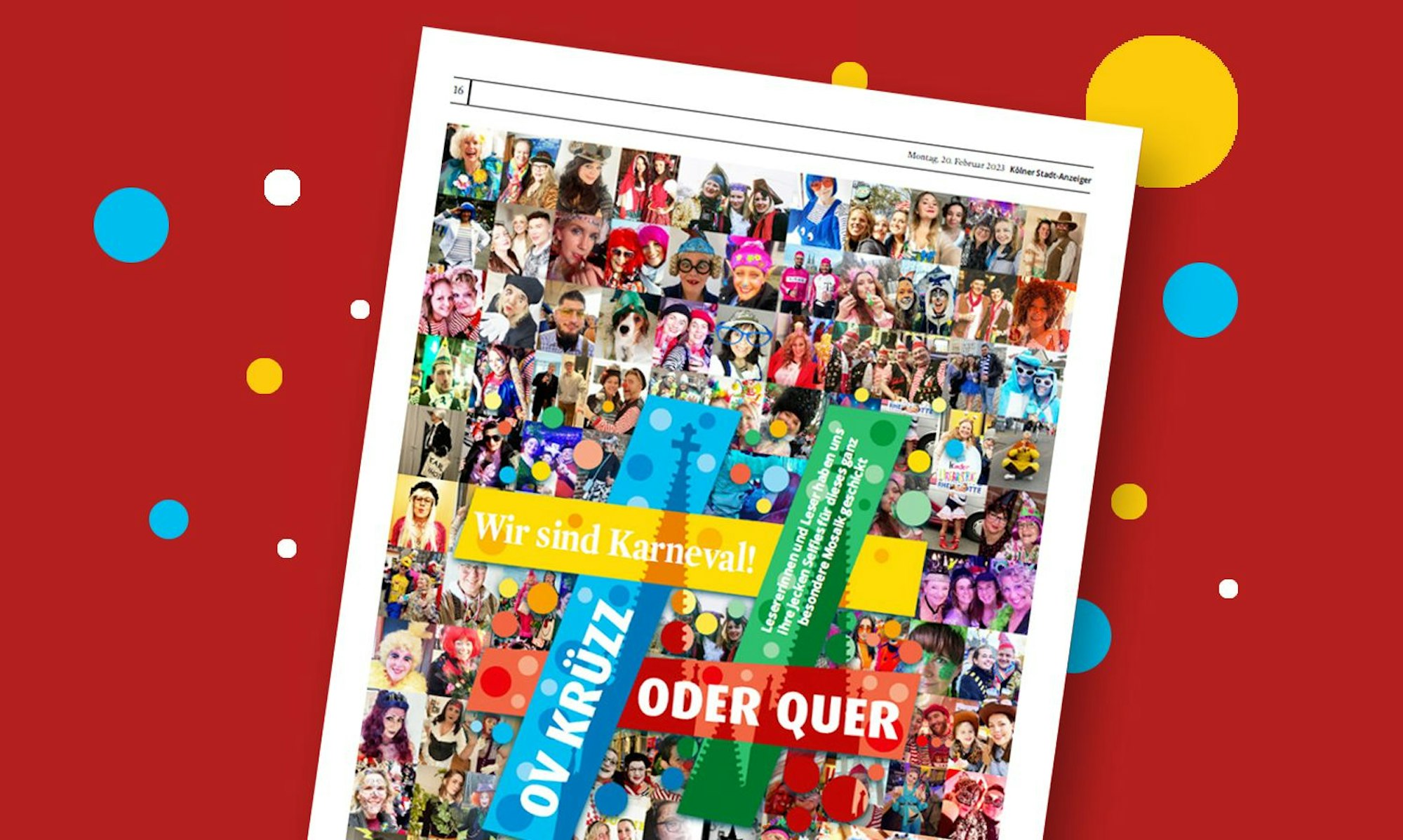 Karnevals-Mosaik: Jecke Fotos von Leserinnen und Lesern des Kölner Stadt-Anzeiger