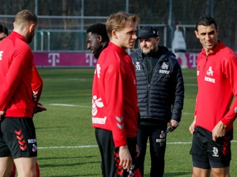 Steffen Baumgart beim Training des 1. FC Köln.