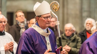 Kölner Kardinal Rainer Maria Woelki während eines Gottesdienstes im Dom