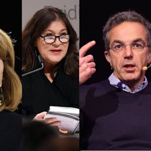 Senta Berger, Eva Mattes, Navid Kermani und Friedensnobelpreisträgerin Maria Ressa