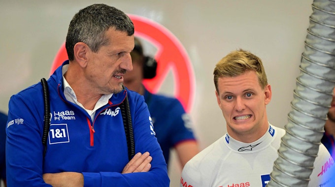 Formel 1 bei Haas: Mick Schumacher (r) und Günther Steiner