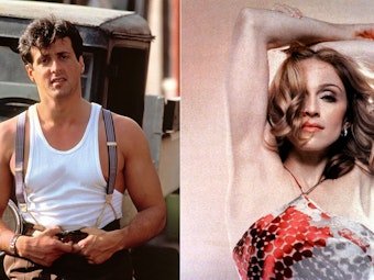 Während sich Hollywood für die Oscar-Vergabe an die Besten der Filmindustrie rüstet, sind Madonna (rechts, Archivbild von 1999 aus dem Film "The next best thing")und Sylvester Stallone (links, Archivbild von 1978 aus dem Film "F.I.S.T.") zu den «schlechtesten Schauspielern des Jahrhunderts» gekürt worden.